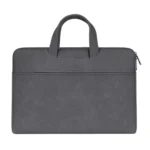 ST06 Waterproof PU Leather Zipper Hidden Portable Strap One-shoulder Handbag for 15.6 inch Laptops, with Suitcase Belt