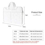 ST06S Waterproof PU Leather Zipper Hidden Portable Strap One-shoulder Handbag for 15.6 inch Laptops, with Magic Stick & Suitcase Belt - Image 12