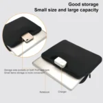 13.3 inch Portable Air Permeable Handheld Sleeve Bag for MacBook Air / Pro, Lenovo and other Laptops, Size: 34x25.5x2.5cm - Image 4