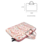 Canvas Waterproof Laptop Handbag for 14.1 inch Laptops - Image 3