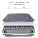 Oxford Cloth Waterproof Laptop Handbag for 15.6 inch Laptops, with Trunk Trolley Strap - Image 4