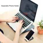 T3 Multi-function Hollow Design Cooling Bracket with 10-Level Adjustable Angle for Notebook,  MacBook, iPad, Mobile Phones - Image 4