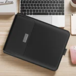 4 in 1 Universal Waterproof PU Leather Laptop Liner Bag with Handle & Stand & Pen Holder + 2 Winders + Mouse Bag + Charger Bag Set for 11/12 inch laptops - Image 2