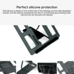 Lenovo Z2 Legion Gears Aluminum Alloy Notebook Laptop Desktop Heat Radiation Holder Cooling Bracket - Image 9