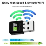 600Mbps AC Dual Band USB WIFI Adapter - Image 5
