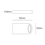 Zsuit 64GB USB 3.0 Mini Metal Ring Shape USB Flash Disk - Image 3