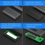 Blueendless M.2 NVME Thunderbolt 3 Solid State Mobile Hard Disk Box Hard Disk Drive - Image 7