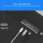 Blueendless 4 In 1 Multi-function Type-C / USB-C to HDMI + PD + Dual USB 3.0 HUB Expansion Dock - Image 9