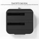 Blueendless 2.5 / 3.5 inch SATA USB 3.0 2 Bay Hard Drive Dock - Image 6