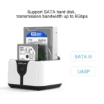 Blueendless 2.5 / 3.5 inch SATA USB 3.0 2 Bay Hard Drive Dock - Image 8