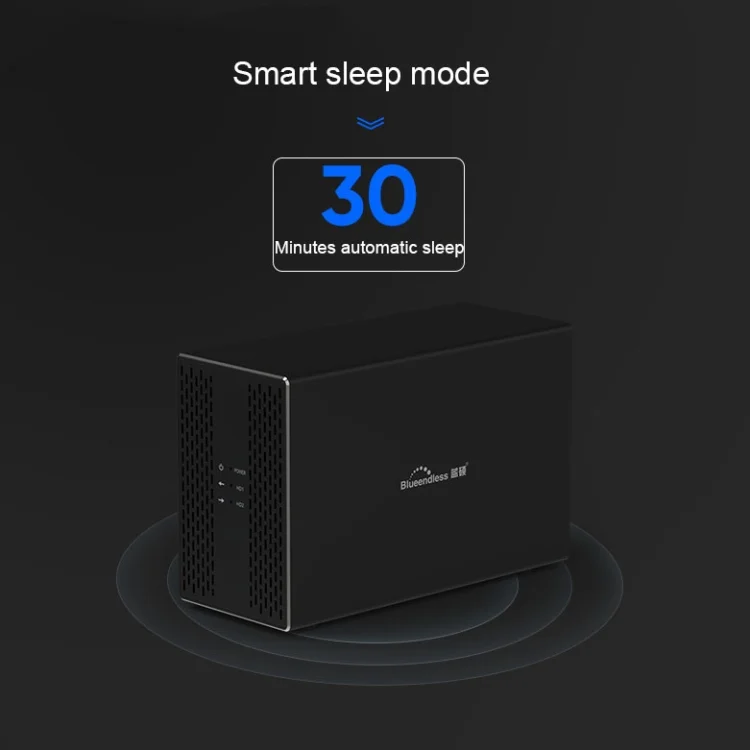 MC3273US_6.webp Blueendless Type-C / USB-C Interface 3.5 inch 2 Bay RAID Combination Array HDD External Enclosure - Image 7