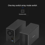 Blueendless Type-C / USB-C Interface 3.5 inch 2 Bay RAID Combination Array HDD External Enclosure - Image 9