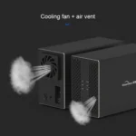 Blueendless Type-C / USB-C Interface 3.5 inch 2 Bay RAID Combination Array HDD External Enclosure - Image 10
