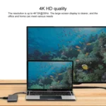 Blueendless 6 In 1 Multi-function Type-C / USB-C HUB Expansion Dock M.2 NGFF Solid State Drive - Image 10