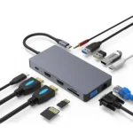 Blueendless 12 In 1 Multi-function Type-C / USB-C HUB Expansion Dock - Image 3