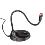 HXSJ F12 360 Degrees Bendable Drive-free USB Computer Microphone, Cable Length: 2.2m - Image 4