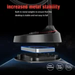 HXSJ F12 360 Degrees Bendable Drive-free USB Computer Microphone, Cable Length: 2.2m - Image 9