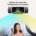 Logitech C922 Pro HD Pro Autofocus Built-in Stream Webcam 1080P Web Camera - Image 3