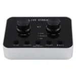 X7 Live Broadcast Audio USB Headset Microphone Webcast Entertainment Streamer Sound Card for Phone, Computer PC - Image 3