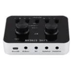 X7 Live Broadcast Audio USB Headset Microphone Webcast Entertainment Streamer Sound Card for Phone, Computer PC - Image 4