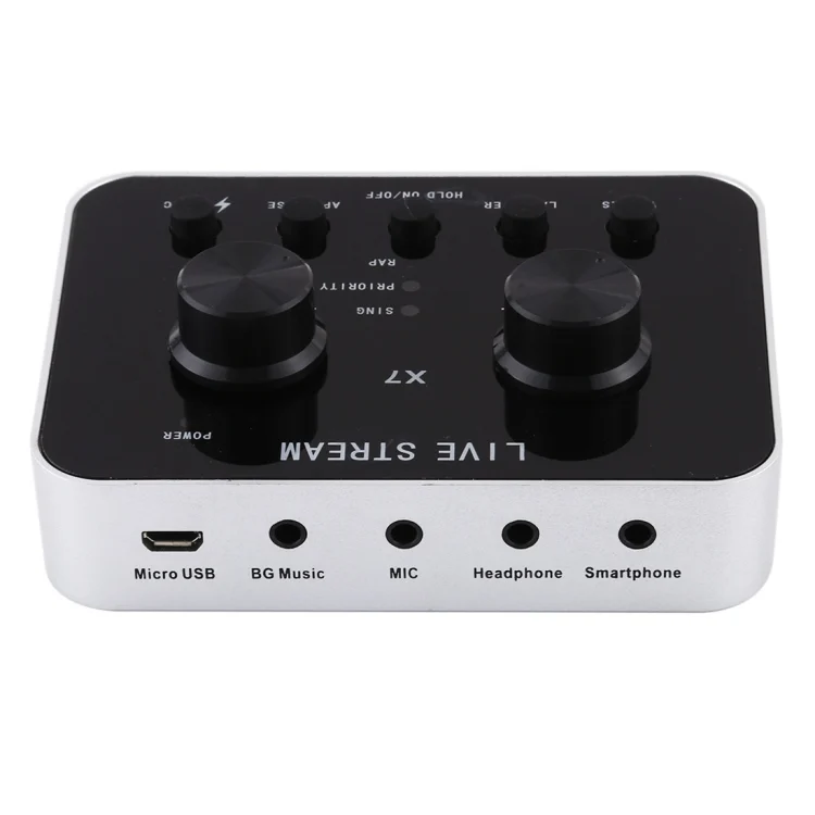 MCP7589_3.webp X7 Live Broadcast Audio USB Headset Microphone Webcast Entertainment Streamer Sound Card for Phone, Computer PC - Image 4