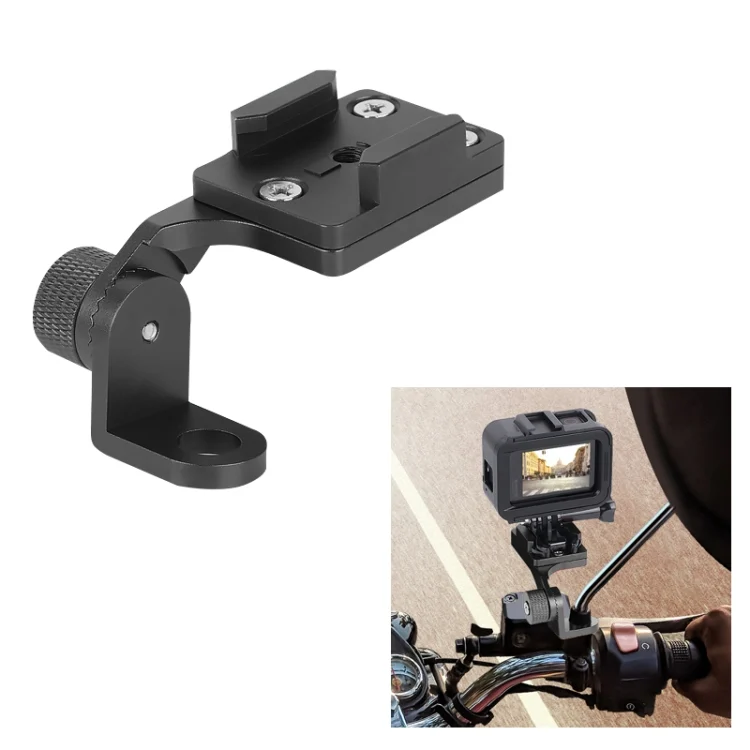 MOTA1200B.webp RUIGPRO Motorcycle Handlebar Alloy Phone Bracket for GoPro, Insta360, DJI and Other Action Cameras - Image 1
