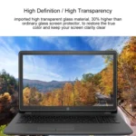 Laptop Screen HD Tempered Glass Protective Film for HP 255 G6 Notebook PC (ENERGY STAR) 15.6 inch - Image 5