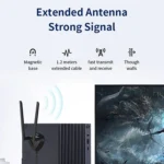 COMFAST CF-AX210 PLUS 5374Mbps Tri-band + Bluetooth 5.2 Wireless WiFi6E PCI-E Network Card - Image 3