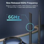 COMFAST CF-AX210 PLUS 5374Mbps Tri-band + Bluetooth 5.2 Wireless WiFi6E PCI-E Network Card - Image 4