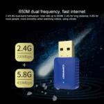COMFAST CF-726B 650Mbps Dual-band Bluetooth Wifi USB Network Adapter Receiver - Image 3