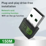 150Mbps Mini USB Wireless Network Adapter WiFi Signal Receiver - Image 3