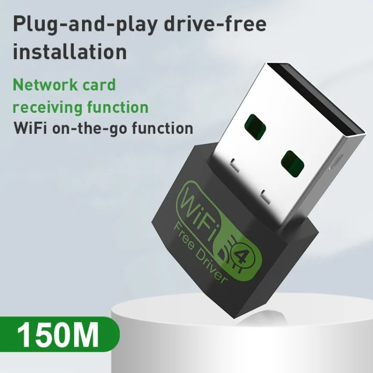 NA2527_2.webp 150Mbps Mini USB Wireless Network Adapter WiFi Signal Receiver - Image 3