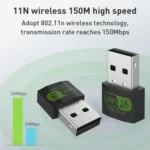 150Mbps Mini USB Wireless Network Adapter WiFi Signal Receiver - Image 5