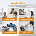ESCAM PVR006 HD 1080P USB2.0 HD Webcam with Microphone for PC - Image 5