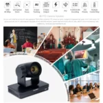 FEELWORLD UHD4K12X 4K PTZ Camera 12X Optical Zoom, Auto Focus SDI HDMI USB IP Remote Control - Image 4