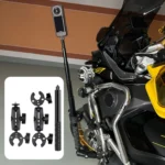 Motorcycle Dualheads Crab Clamp Handlebar Fixed Mount Holder - Image 6