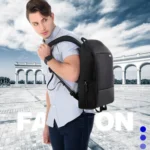 Bopai 751-006881 Business Anti-theft Waterproof Large Capacity Double Shoulder Bag,with USB Charging Port, Size: 30x14x44cm - Image 15