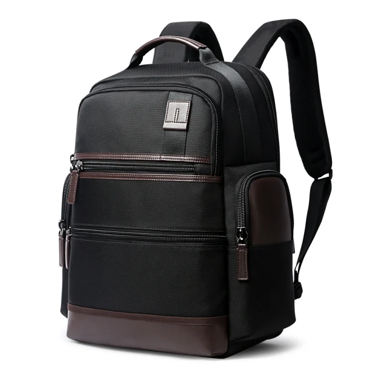 Bopai 751-007291 Business Anti-theft Waterproof Large Capacity Double Shoulder Bag,with USB Charging Port, Size: 34x19x43.5cm