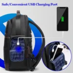Bopai 751-007291 Business Anti-theft Waterproof Large Capacity Double Shoulder Bag,with USB Charging Port, Size: 34x19x43.5cm - Image 12