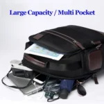 Bopai 751-007291 Business Anti-theft Waterproof Large Capacity Double Shoulder Bag,with USB Charging Port, Size: 34x19x43.5cm - Image 10