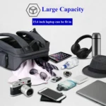 Bopai 851-010128 Business Anti-theft Waterproof Large Capacity Double Shoulder Bag,with USB Charging Port, Size: 34x19x43cm - Image 12