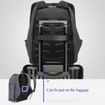 Bopai 851-010128 Business Anti-theft Waterproof Large Capacity Double Shoulder Bag,with USB Charging Port, Size: 34x19x43cm - Image 8