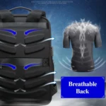 Bopai 61-07311 Large Capacity Anti-theft Waterproof Backpack Laptop Tablet Bag for 15.6 inch and Below, External  USB Charging Port - Image 14