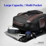 Bopai 851-008821 Outdoor Breathable Waterproof Anti-theft Large Capacity Double Shoulder Bag,with USB Charging Port, Size: 36x17x41.5cm - Image 10