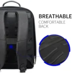 Bopai 851-014318 Fashion Outdoor Breathable Waterproof Anti-theft Three-layer Large Capacity Double Shoulder Bag,with USB Charging Port, Size: 31x17x44cm - Image 7
