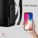 Bopai 851-036611 Large Capacity Top-grain leather Business Breathable Man Backpack, Size: 30x12x43cm - Image 11