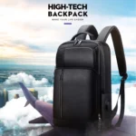 Bopai 851-036611 Large Capacity Top-grain leather Business Breathable Man Backpack, Size: 30x12x43cm - Image 14