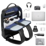 Bopai 851-036611 Large Capacity Top-grain leather Business Breathable Man Backpack, Size: 30x12x43cm - Image 5