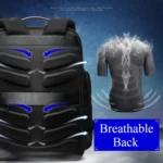 Bopai 751-007301 Business Anti-theft Waterproof Large Capacity Double Shoulder Bag,with USB Charging Port, Size: 28x19x42cm - Image 14