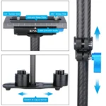 PULUZ 38.5-61cm Carbon Fibre Handheld Stabilizer for DSLR & DV Digital Video & Cameras, Load Range: 0.5-3kg - Image 8